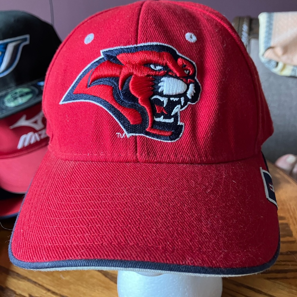 Zephyr Red Hat with Bold Embroidered Logo and Adjustable Fit